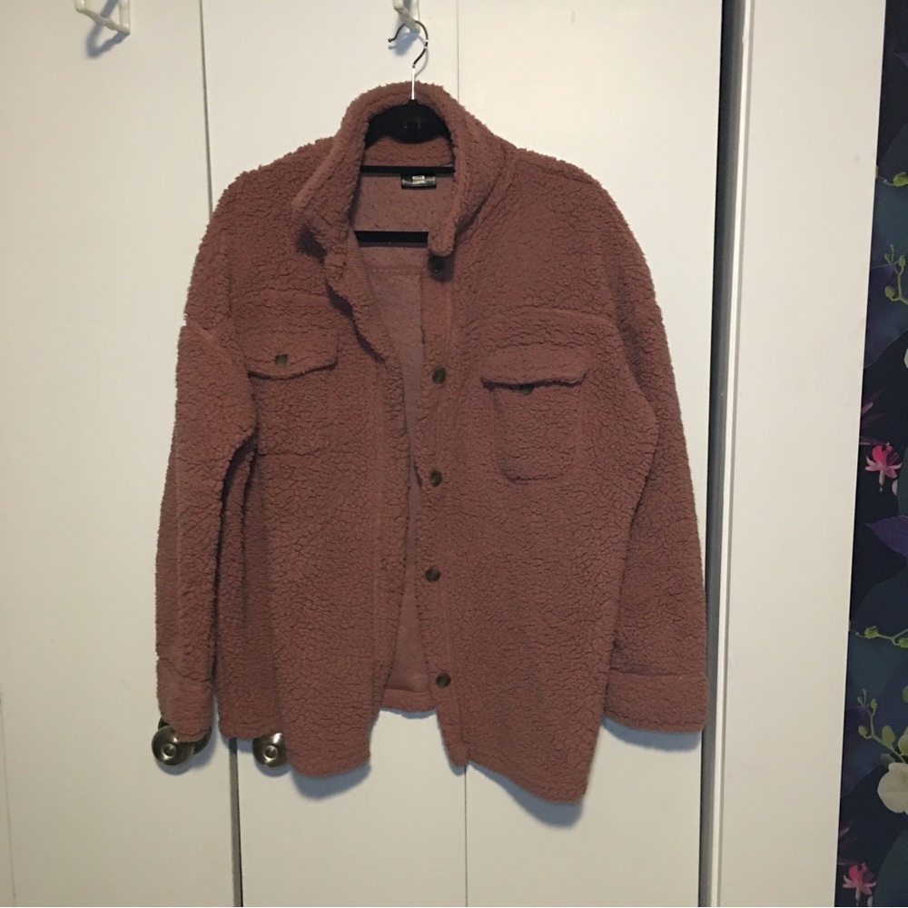 32 Heat Tebby Bear Jacket Rose Pink Size XL/XXL Preowned